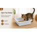 【King Mew】Open Cat Litter Box – Spacious, Durable & Easy to Clean for Everyday Comfort