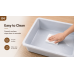 【King Mew】Open Cat Litter Box – Spacious, Durable & Easy to Clean for Everyday Comfort