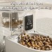 【King Mew】 Pet Automatic Feeder Smartphone-Controlled Via WiFi & Bluetooth Timed Feeding Portioning Stainless Steel for Cats