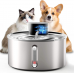 【King Mew】 Smart Wireless Automatic Stainless Steel Portable Pet Water Dispenser for Cats & Dogs with Detachable Design 【King Mew】 Smart Wireless Automatic Stainless Steel Portable Pet Water Dispenser for Cats & Dogs with Detachable Design