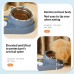 【King Mew】 Automatic Double Bowls 2 in 1 Dog and Cat Food & Drinking Basin with Teddy Rice Design Portable Outdoor Pet Feeding