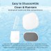 【King Mew】 Smart Automatic Cleaning Cat Litter Box Large Size Eco-Plastic Plastic Circular Design Multi-Cat Household Deodorizing
