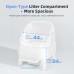 【King Mew】 Smart Automatic Cleaning Cat Litter Box Large Size Eco-Plastic Plastic Circular Design Multi-Cat Household Deodorizing