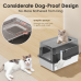 【King Mew】 Fully Enclosed Foldable Cat Litter Box with Splash-proof Design Easy Clean Large Space for Cats