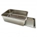 【King Mew】 Double-Layer Stainless Steel Cat Litter Tray - Sifting and Filtering Box for Cleaner and Hygienic Pet Care