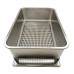 【King Mew】 Double-Layer Stainless Steel Cat Litter Tray - Sifting and Filtering Box for Cleaner and Hygienic Pet Care