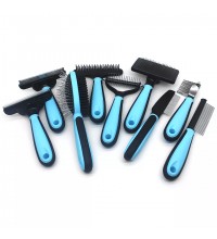 【King Mew】 Pet Grooming Can Free Combination Dog Brush Cat Comb Deshedding Brush Dematting Brush