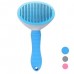 【King Mew】 Eco-friendly ABS & Stainless Steel Pet Comb Brush 20*10.5 cm Comfortable Durable with One-click Hair Removal for Dogs and Cats 【King Mew】 Eco-friendly ABS & Stainless Steel Pet Comb Brush 20*10.5 cm Comfortable Durable with One-click Hair Removal for Dogs and Cats